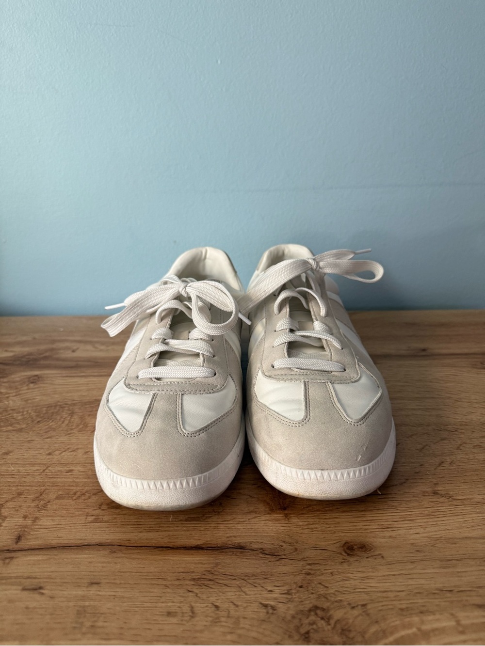 Call It Spring Men's White & Gray Lace-Up Sneakers